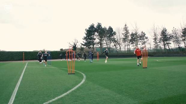 Drills and rondos: Arsenal prepare to face Wolves